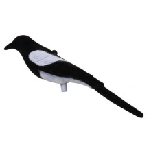 2xFull Flocked Realistic Calling Magpie Decoy Shooting/Hunting Decoyin