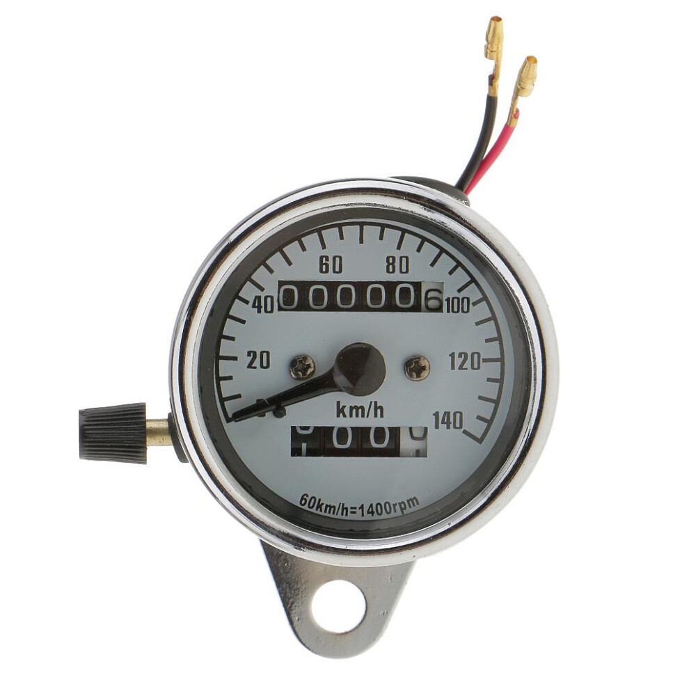 12V Universal Dual Meter Motorcycle Odometer Speedometer 6901423405431
