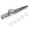 Aluminium Alloy Kazoo with Diaphragm Silver 2