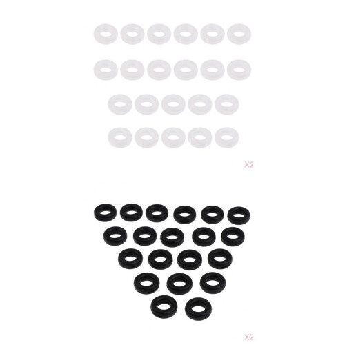 40 Pair Soft Comfortable Eyeglass Hinge Rings Ear Hooks Grips for Glas