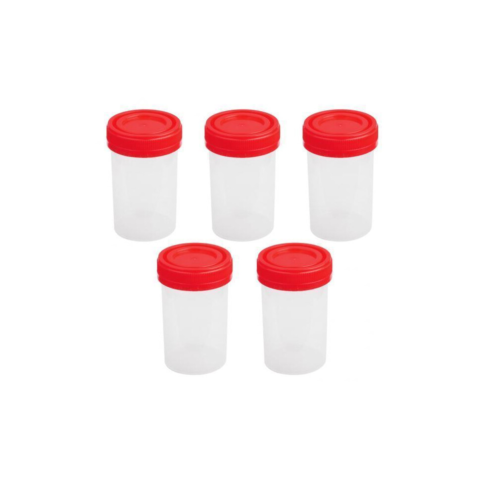 4x5x 60ml Plastic Graduated Measuring Specimen Cup Sterile Container w