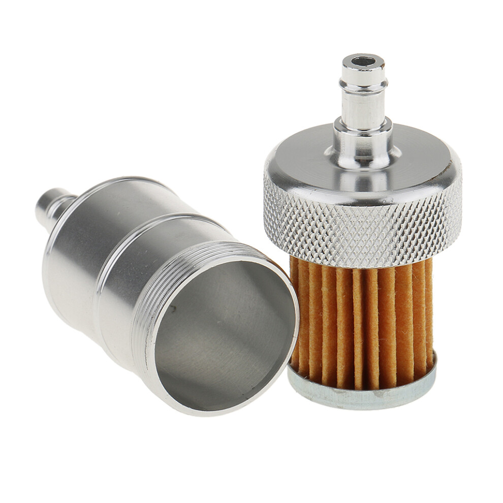 Motorcycle Pit Dirt Bike Atv Quad Inline Fuel Gas Filter 1/4 Inch 6Mm 6901423405752