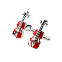 Fashion Jewelry Men's Suit Shirt Violin Cufflinks Cuff Links Wedding F