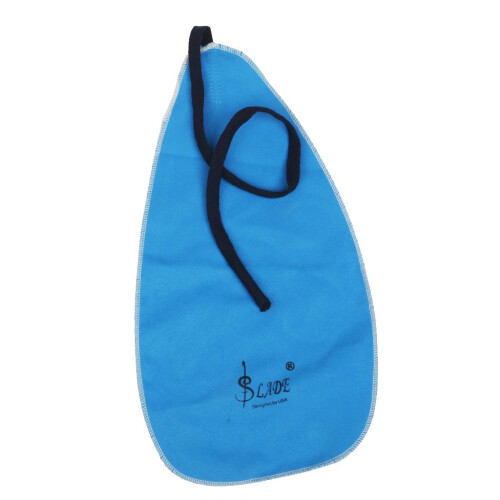 Deerskin Flocking Cleaning Wiping Cloth for Music Wind Instruments Blu 2