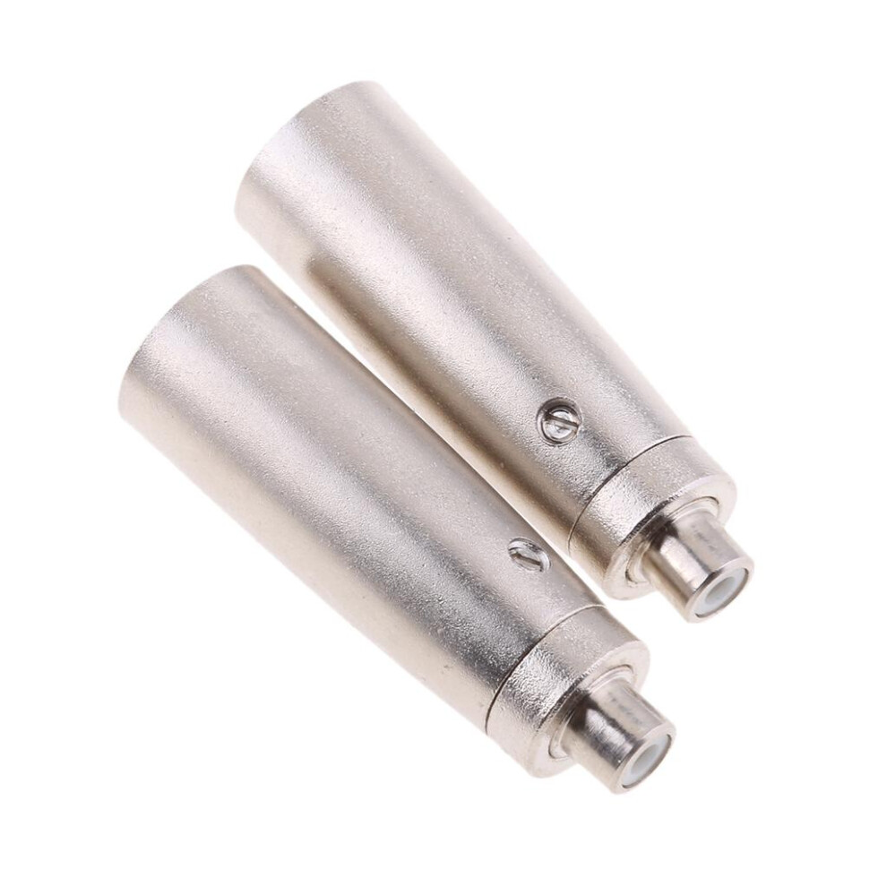 2X Xlr Male To Rca Female Plug 3Pin Audio Cable Microphone Mic Dj Ada 6901423386754