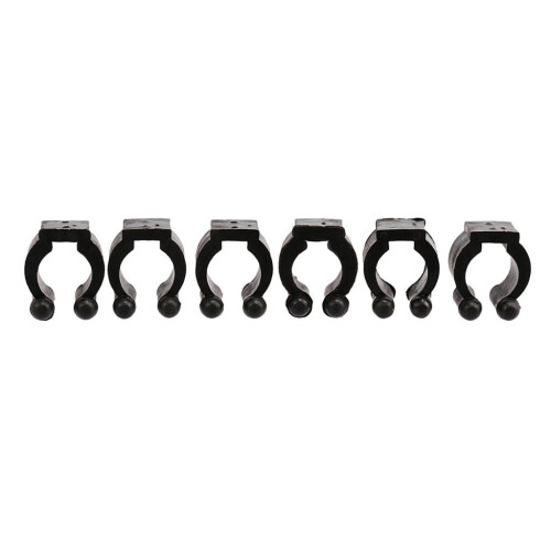 6pcs Small Plastic Cue Clips Round Replacement Cue Clips for Cue Racks 2