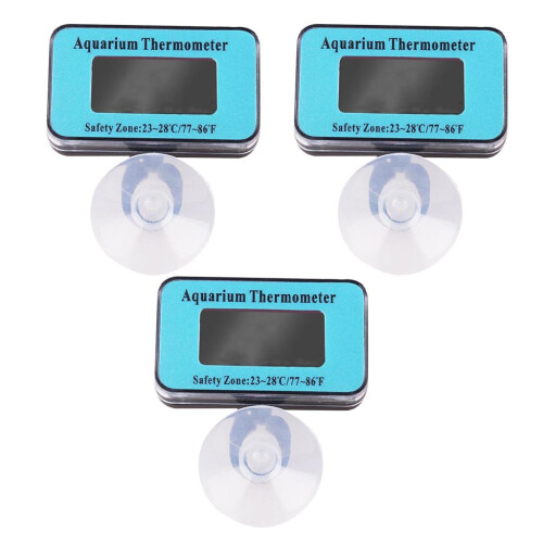 3-Pack Digital LCD Fish Tank Aquarium Temperature Meter Thermometer Su 2