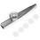 Aluminium Alloy Kazoo with Diaphragm Silver 3