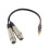 3.5mm Stereo Mini Plug to Dual XLR Female Stereo Breakout Cable 3