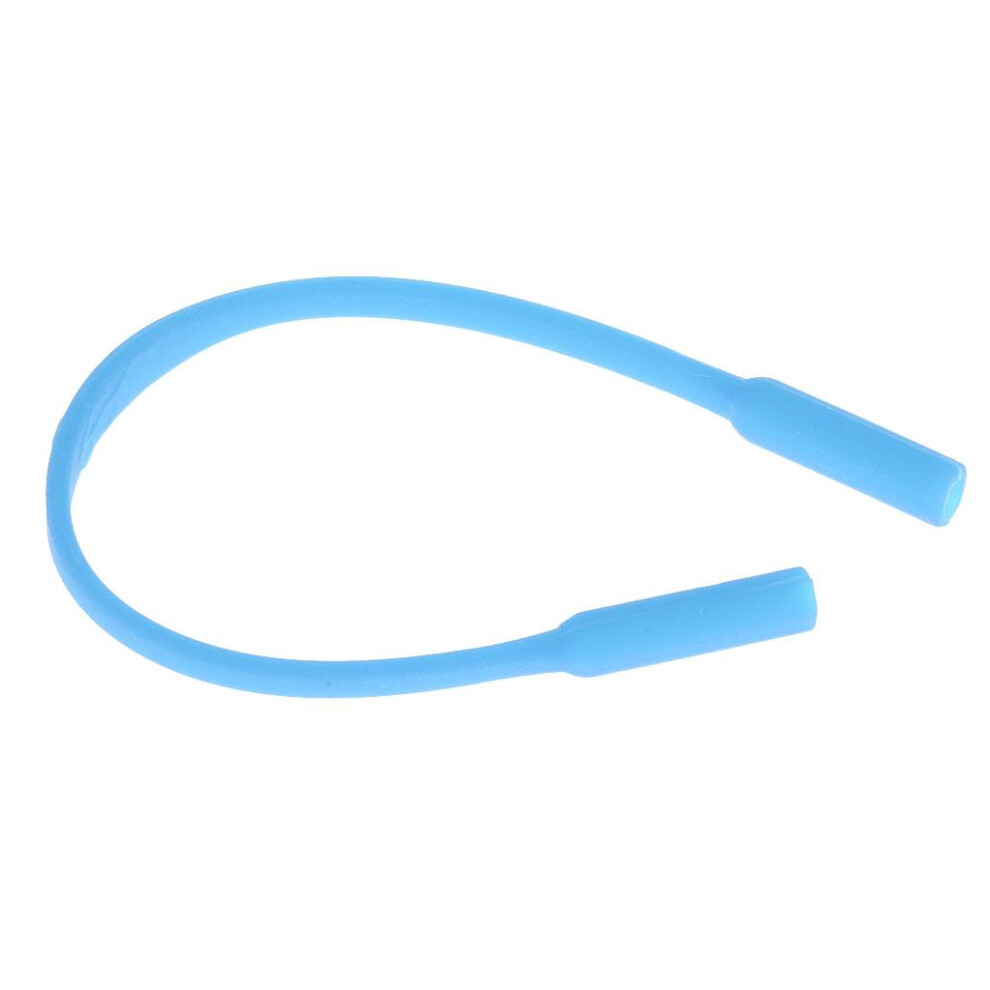 Kids Silicone Soft Stick Eyewear Cord Glasses Strap Eyeglass Holder Bl