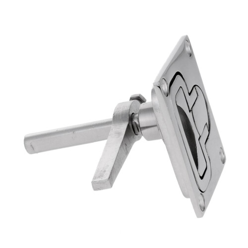 316 Marine Stainless Steel Turning Lock Boat Hatch Handle Flush Hatch 2