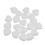 20Pcs 60mm White Modelling Craft Polystyrene Foam Love Heart 1