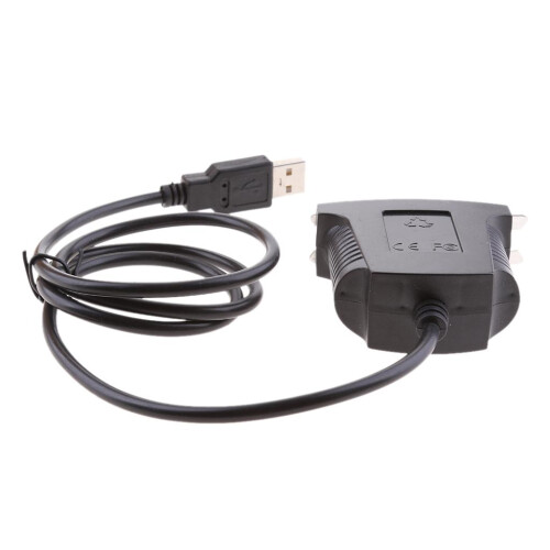 36Pin Centronics to USB Cable For Parallel Printer Bi-directional Plug 1
