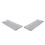 2pcs SPA Massage Treatment Bed Cover Mattresses Grey 180x60cm 2