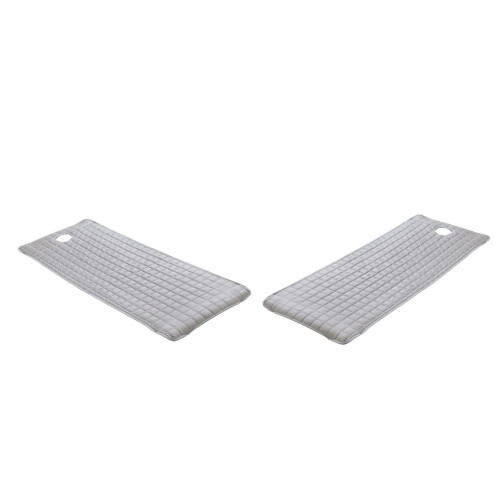2pcs SPA Massage Treatment Bed Cover Mattresses Grey 180x60cm 1