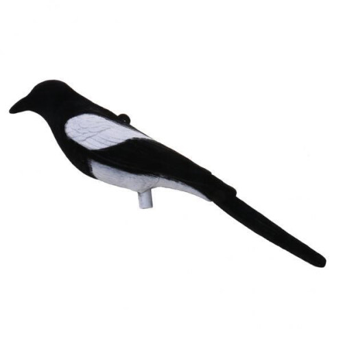 2xFull Flocked Realistic Calling Magpie Decoy Shooting/Hunting Decoyin 2