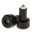 2pc Motorcycle Handlebar Aluminum 22MM Grips Bar End Cap Plug Slider B 3