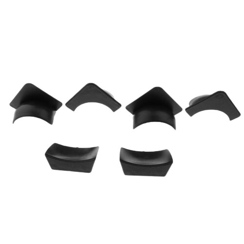 Set of 6 Plastic Replacement Pool Table Pocket Liners - 4 Corner & 2 S