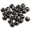 25pcs Tungsten Slotted Fly Tying Beads Nymph Head Ball Beads 4mm Black 1