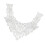 Vintage Lace Embroidered Neckline Collar Neck Patch Sewing Applique Wh 1