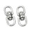 2pcs Stainless Steel Rotation Quick Hook Buckles for Outdoor Climbing 2