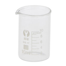Low Form Glass Measuring Graduated Beaker Chemistry Lab glassware 10ML