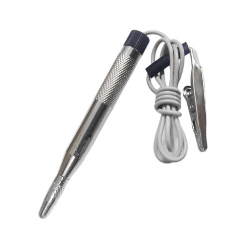 Car Light Tester 6-24V Electrical Tester Test Lamp Probe Light Silver