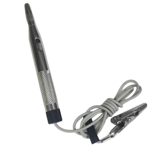 Car Light Tester 6-24V Electrical Tester Test Lamp Probe Light Silver 1