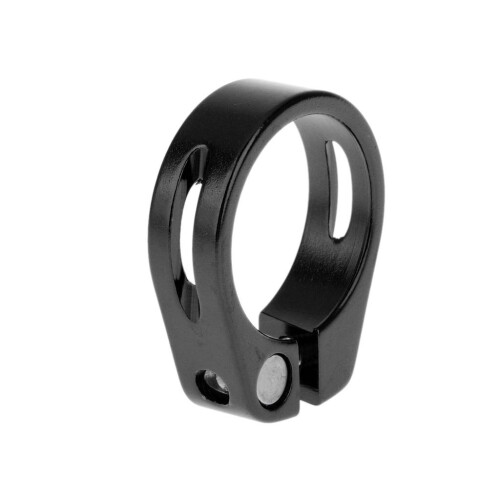 Aluminium Alloy 34.9mm Quick Release Mountain Bike Seat Post Clamp Bla