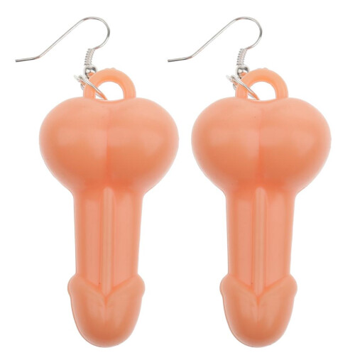 Willy Penis Dangle Earrings Novelty Fun Hen Stag Night Party Accessori