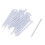 25 Pieces Durable 82mm Plastic Golf Tees Set Golf Accessories White 1