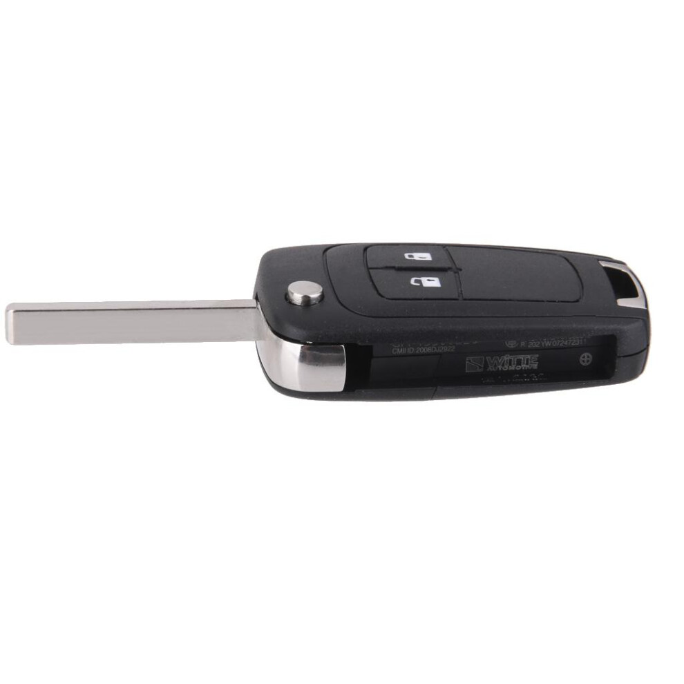 2 Button Key Fob Case Shell + Uncut Blade For Vauxhall Opel Astra Insi 6901423400337