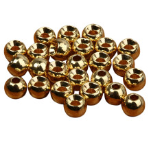 25pcs Tungsten Slotted Fly Tying Head Beads Nymph Head Ball Beads 3.3m