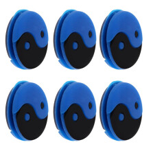 6Pcs Yin and Yang Tennis Racquet Vibration Dampener Shock Absorber Dam