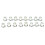 16pcs Iron Roller Skate Wheels Accessories Center Bearing Bushing Spac 3