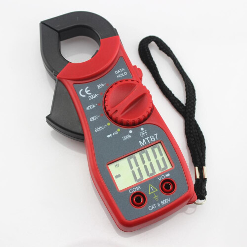 Digital Multimeter LCD Clamp AC DC Voltage Current AMP OHM Pen Tester