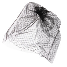 Hair Net Face Veil Headdress Wedding Bridal Party Bird Cage Veil Hair