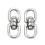 2pcs Stainless Steel Rotation Quick Hook Buckles for Outdoor Climbing 3