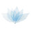50Pcs Natural Magnolia Skeleton Leaf Leaves Card Scrapbook - Blue 3
