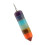 Reiki Energy Crystal Wand Dowsing Pendulum Scrying Dowser w/ 7 Chakra 3