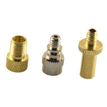 3Pieces Bicycle Bike Pump Tube Presta Schrader Woods Valve Adapter Con
