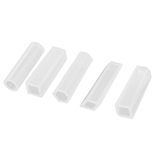 5 Pieces Assorted Silicone Pendant DIY Molds Resin Jewelry Making Tool