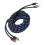 4.5m Car Audio Stereo Amplifier Speaker RCA Interconnect Cable Wire Pl 1