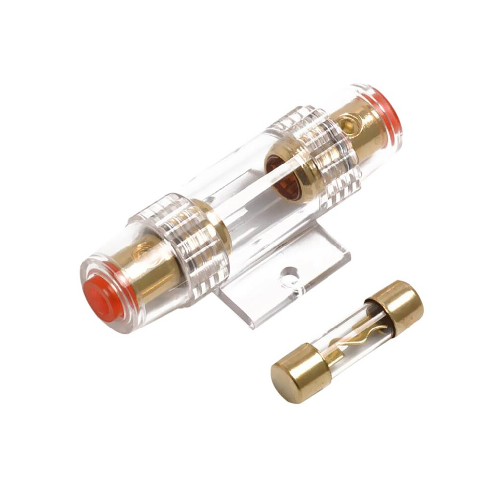 Car Audio Agu Fuse Holder Fuseholder 4 8 Gauge Inline Plated 100 Gold 6901423386501