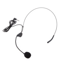 Back Electret Unidirectional Headworn Microphone with Bending Type Pl
