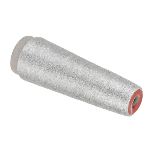 Spool of Silver Silk Metical Embroidery Thread for Sewing Craft 90D 1