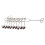 Chinese Classical Intelligence Toys Chinese Ring Puzzle Metal 9 Linked 1