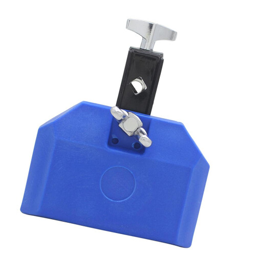 High Pitched Durable Plastic Cow Bell Percussion Instruments Blue 2