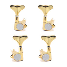 2L2R Sealed Bass Tuning Pegs Machine Heads Golden Set of 4 Pcs