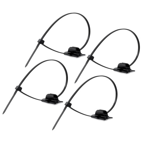 4 Pack Mountain Bike Bicycle Self-Lock Cable Tie Brake Gear Cable Guid 2